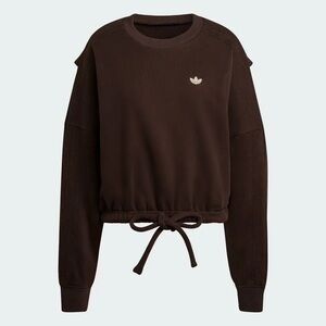 Adidas Dark Brown Crewneck Sweatshirt